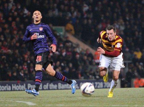 Bradford City V Arsenal - Capital One Cup  ©Claire Epton 2012